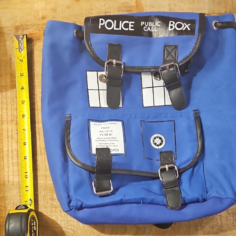 Doctor Who Police Box Backpack